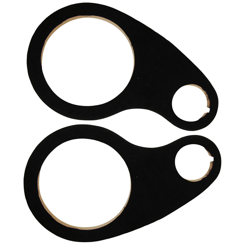 Installation Solution 8" Speaker + 2-7/8" Tweeter Carpeted - 3/4" Extension (pair) - Clinch River Fishing USA