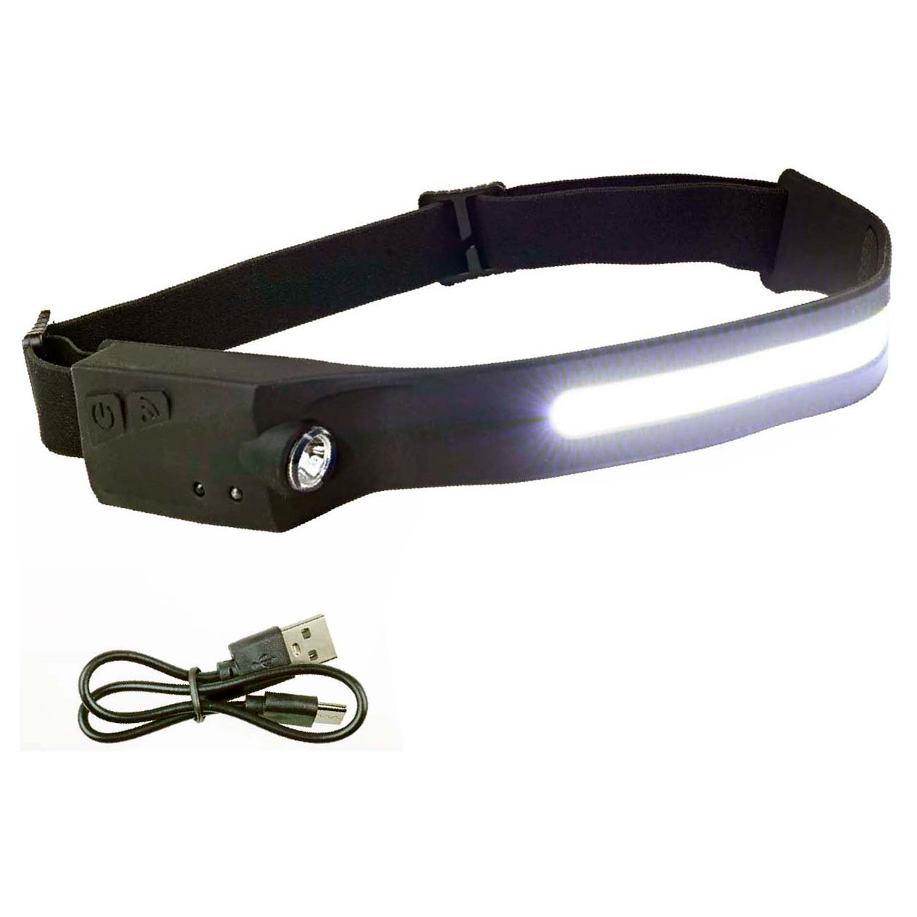 Installation Solution Premium Rechargeable Head Lamp - 350 Lumens Max Output - Clinch River Fishing USA