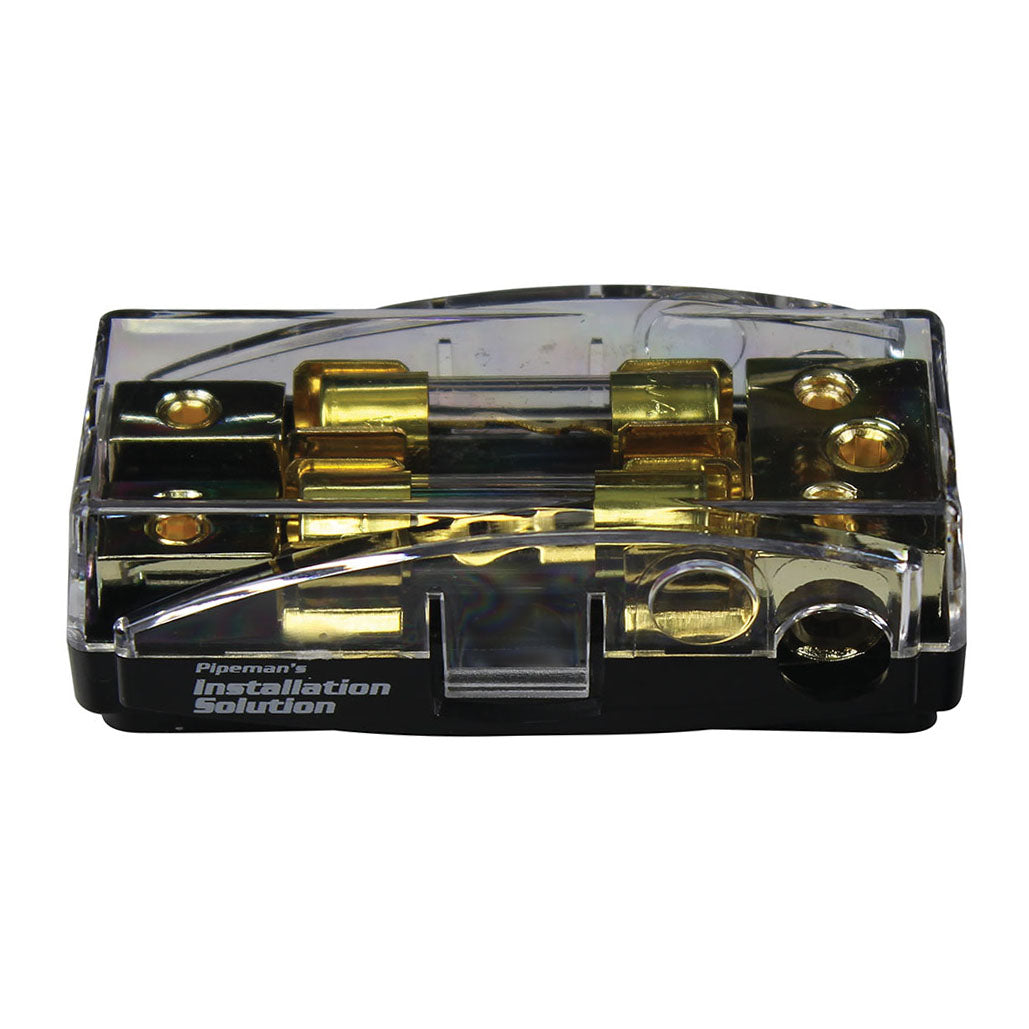Pipeman's Installation AGU Fuse Holder Distribution Block with (2) AGU Fuses