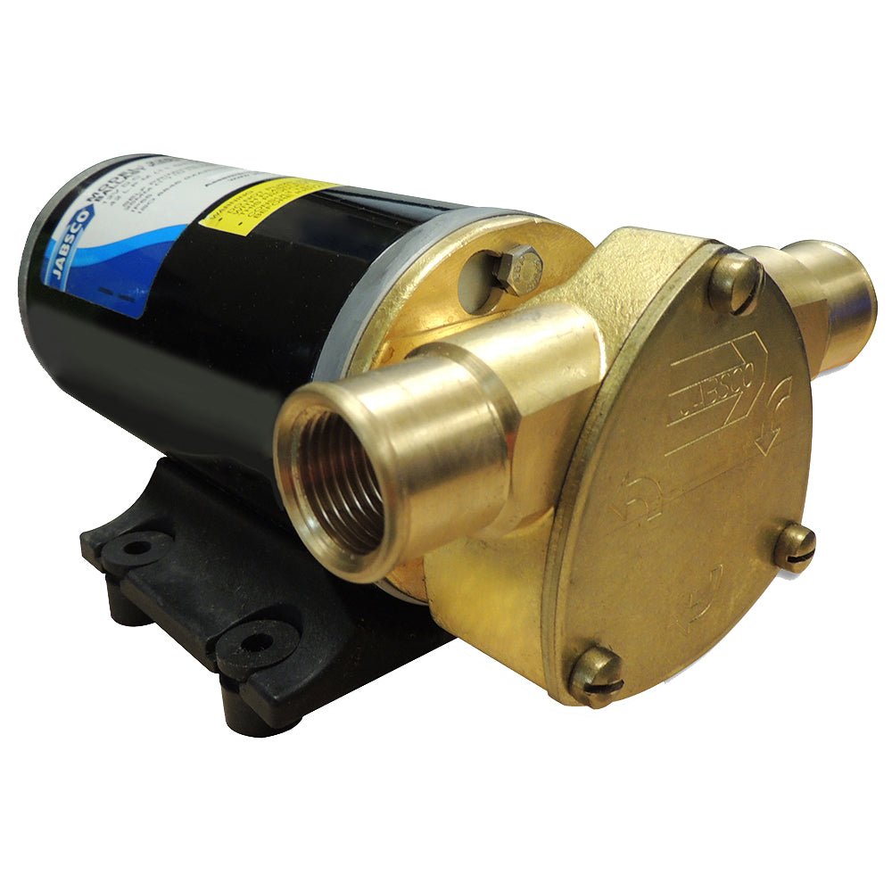 Jabsco Ballast King Bronze DC Pump with Deutsch Connector - No Reversing Switch - 15 GPM - Clinch River Fishing USA