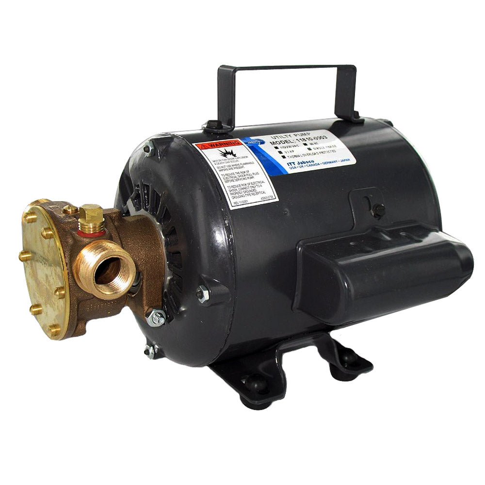 Jabsco Bronze AC Motor Pump Unit - 115v - Clinch River Fishing USA