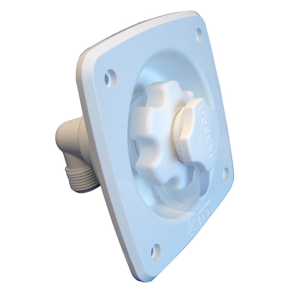 Jabsco Flush Mount Water Pressure Regulator 45psi - White - Clinch River Fishing USA