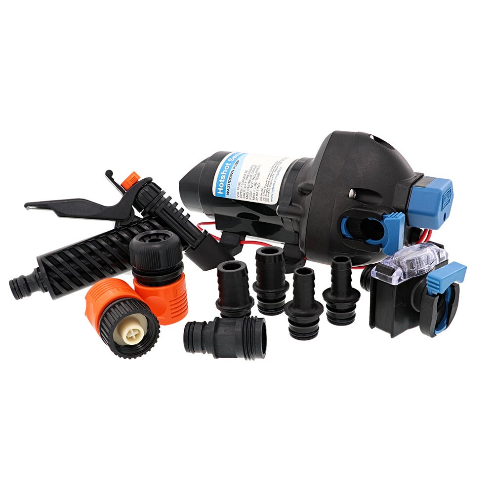 Jabsco HotShot 3 Washdown Pump - 12V - 3 GPM - 50 PSI - Clinch River Fishing USA