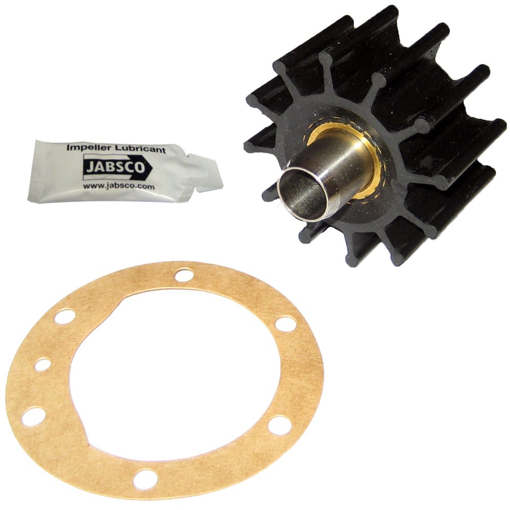 Jabsco Impeller Kit - 12 Blade - Nitrile - 2-¼" Diameter - Clinch River Fishing USA