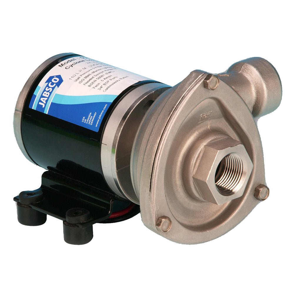 Jabsco Low Pressure Cyclone Centrifugal Pump - 24V - Clinch River Fishing USA