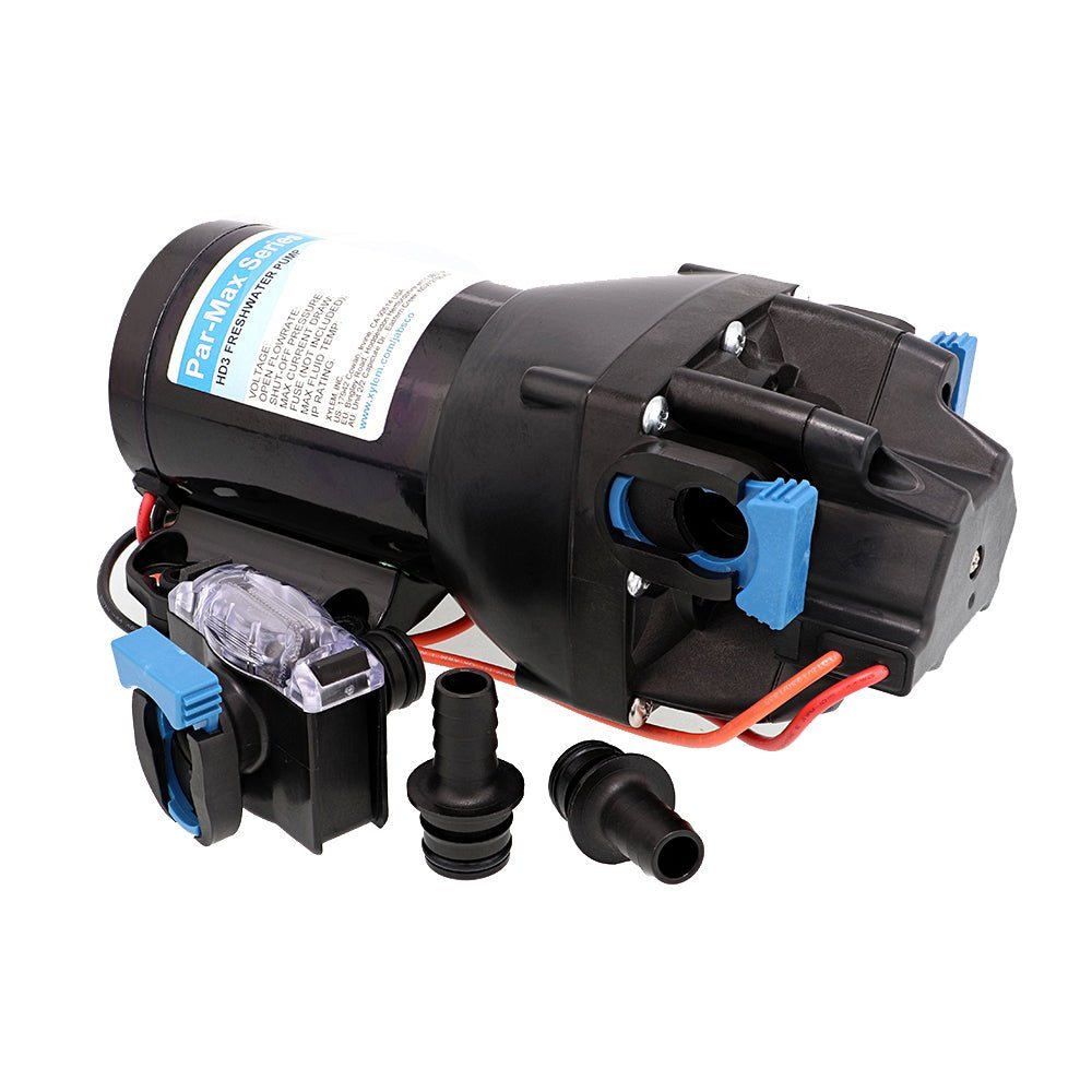 Jabsco Par-Max HD3 Heavy Duty Water Pressure Pump - 12V - 3 GPM - 60 PSI - Clinch River Fishing USA