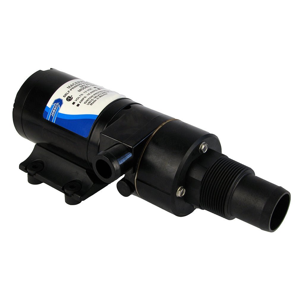 Jabsco Sealed Macerator Self-Priming Pump 12V - Clinch River Fishing USA