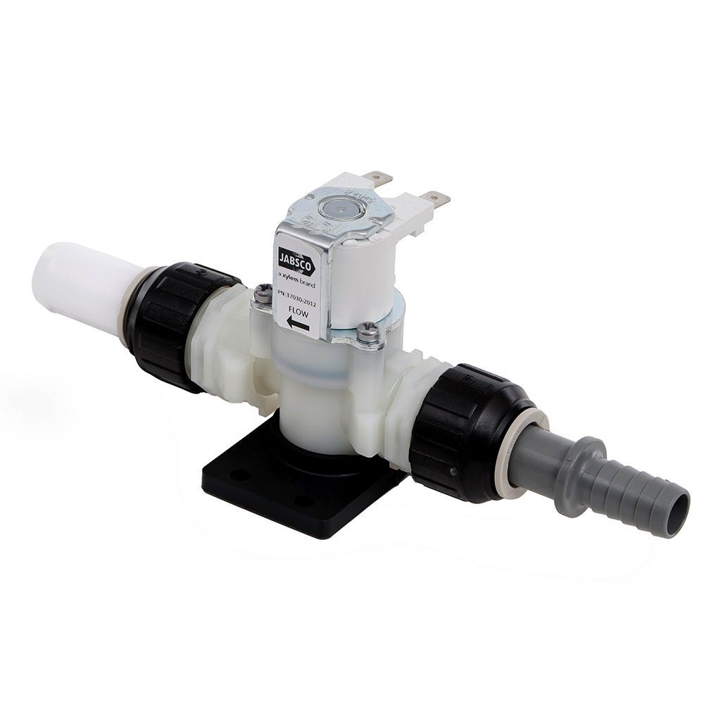 Jabsco Solenoid/Anti-Syphon Valve - 12V - Clinch River Fishing USA