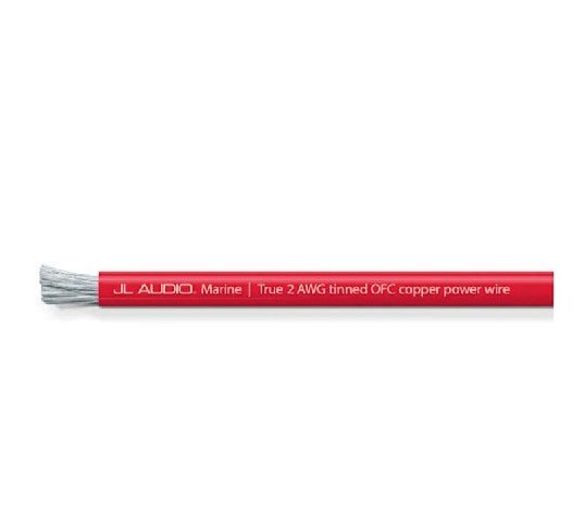 JL AUDIO ABYC Red Power Wire, 2 AWG, 50' (XM-RPW2-50) | 010-13462-00 - Clinch River Fishing USA