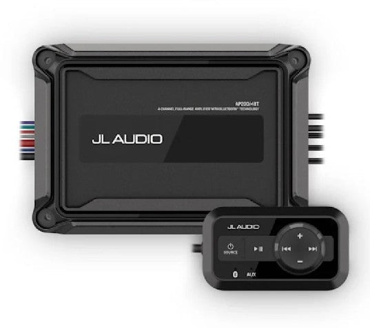JL AUDIO AP200/4BT: 200 Watt, 4-Channel Compact Marine Amplifier with Bluetooth and Remote | 010-03431-00 - Clinch River Fishing USA