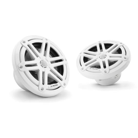 JL AUDIO M3-650X-S-GW: 6.5" Marine Speakers, Sport Grille, Gloss White, PAIR | 93514 | 010-03063-00 - Clinch River Fishing USA