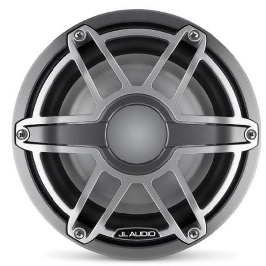JL AUDIO M6-8IB-S-GMTI-4: 8" Marine Subwoofer (200W, 4 ohm), Infinite Baf., Gunmetal Titan. Sport Grille | 93619 | 010-03275-00 - Clinch River Fishing USA