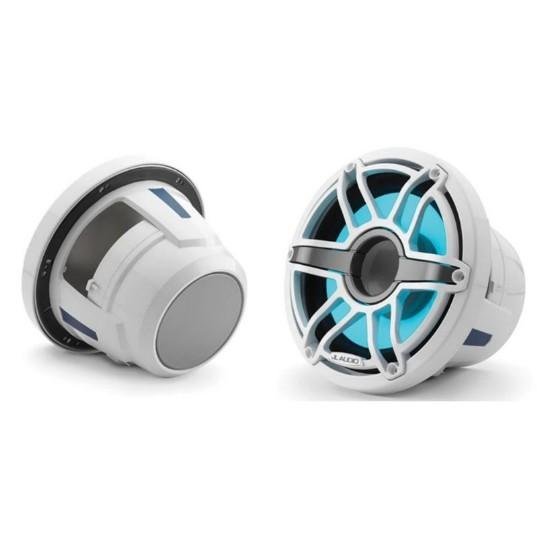 JL AUDIO M6-8IB-S-GWGW-I-4: 8" Marine Subwoofer (200W, 4 ohm), Infinite Baffle, Sport Grille, RGB LED | 93618 | 010-03081-00 - Clinch River Fishing USA