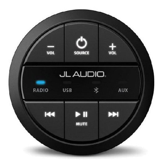 JL AUDIO MMR-20-BE: Black Edition - Round, Non-Display, Wired Remote for MediaMaster« Source Unit | 99921 | 010-03131-00 - Clinch River Fishing USA