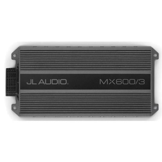 JL AUDIO MX600/3: 3-Channel Class D Amp,75W x 2 + 250W x 1 @ 4 ohm / 100W x 2 + 400W x 1 @ 2 ohm, 14.4V | 98409 | 010-03326-00 - Clinch River Fishing USA