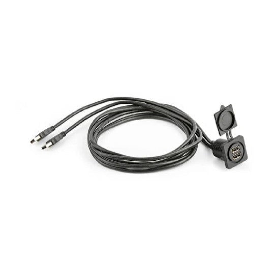 JL AUDIO Panel-mount Audio Connector, Dual USB Port for Panel-mounting (XMD-USB2X-PNL) | 010-13678-00 - Clinch River Fishing USA