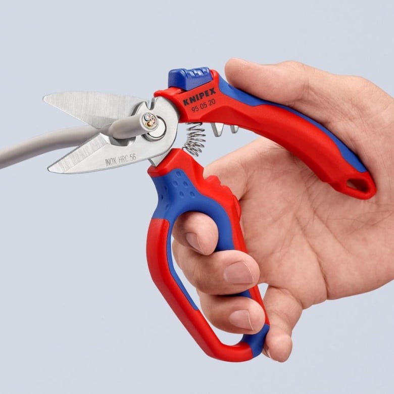 Knipex Angled Electricians' Shears (6 - 1/4") - Clinch River Fishing USA