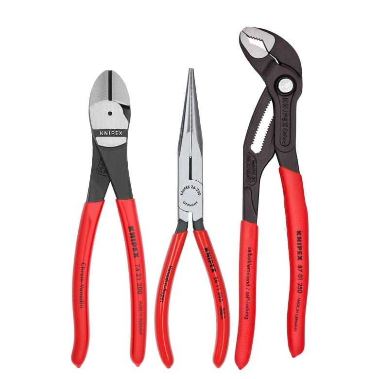 Knipex Universal Pliers Set with Cobra Pliers (3 Piece) - Clinch River Fishing USA
