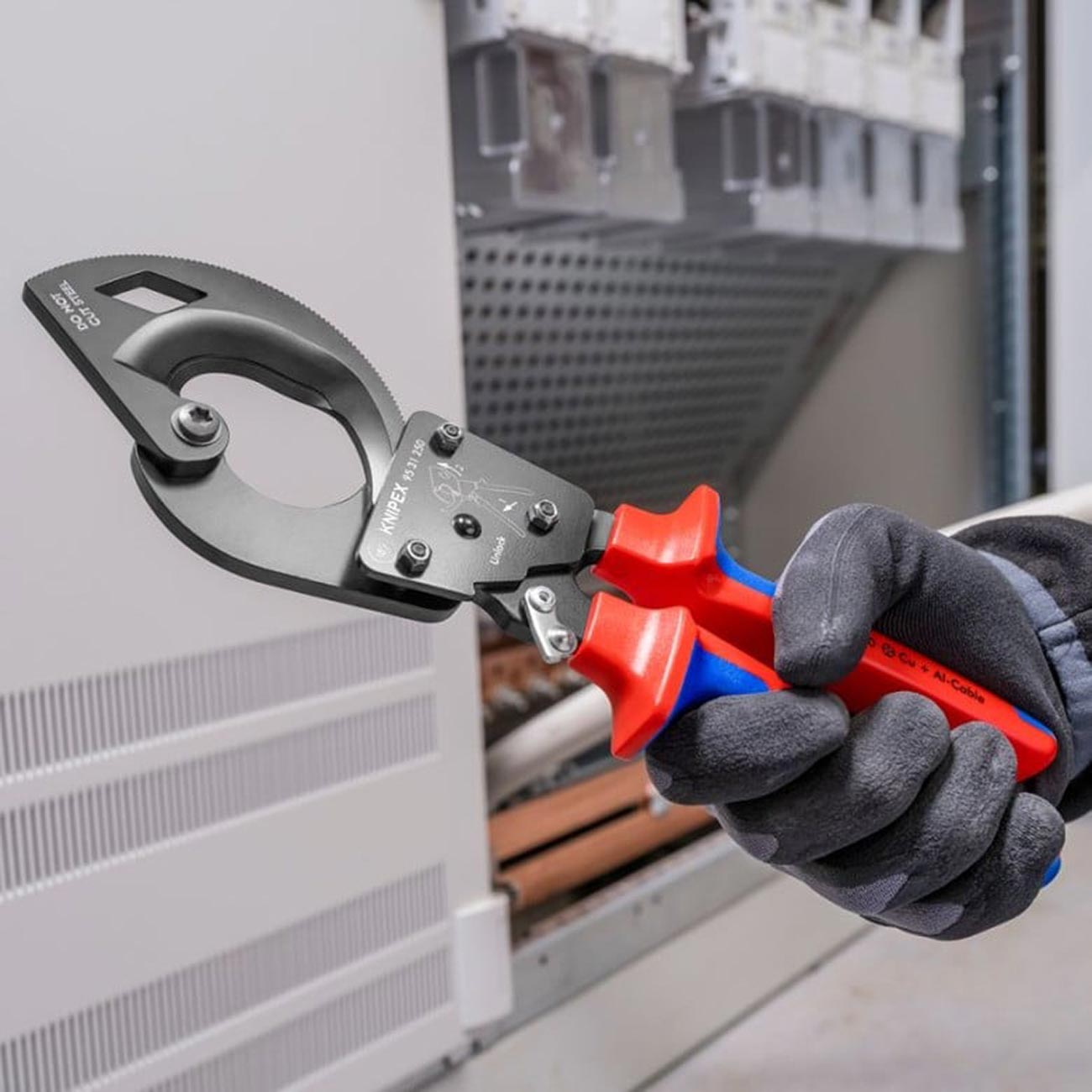 Knipex Wire Rope Shears (7 - 1/2") - Clinch River Fishing USA