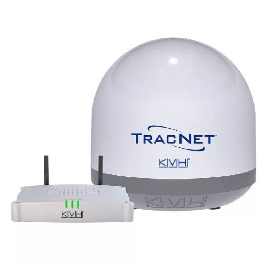 KVH TracNet Coastal Pro 5G/LTE and Wi-Fi System; Ultra-Compact Antenna w/Hybrid DC-powered Hub | 01-0465 *ON SALE* - Clinch River Fishing USA