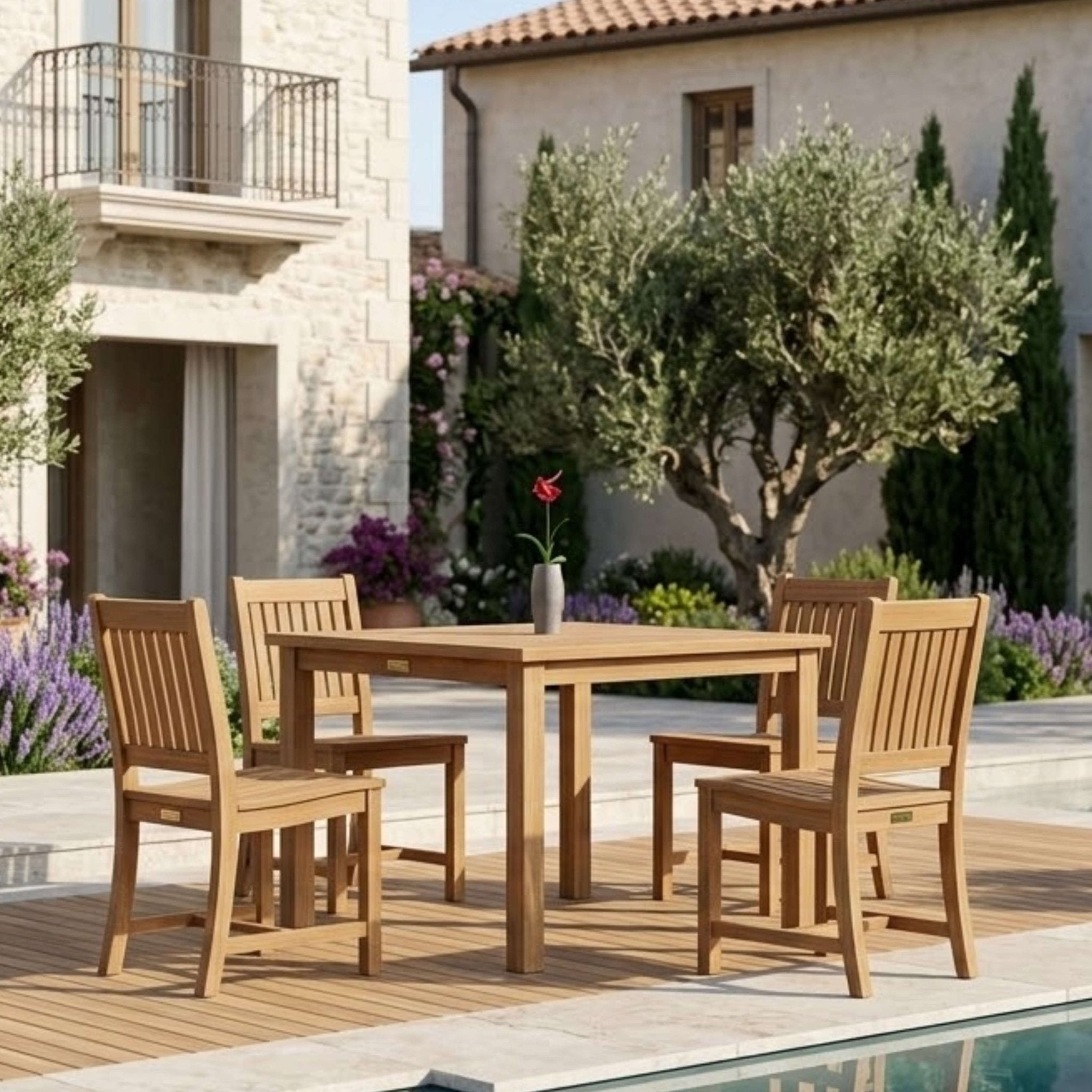 LISBON 5-PC DINING TABLE SET - Clinch River Fishing USA
