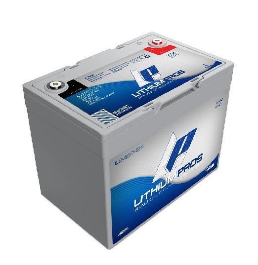 LITHIUM PROS LiFePO4 Battery, 24V/67 Ah (Trolling/Deep cycle, Grp 24) Bluetooth | L2467-24 | L24-24 | DROP SHIP, FREE FREIGHT - Clinch River Fishing USA