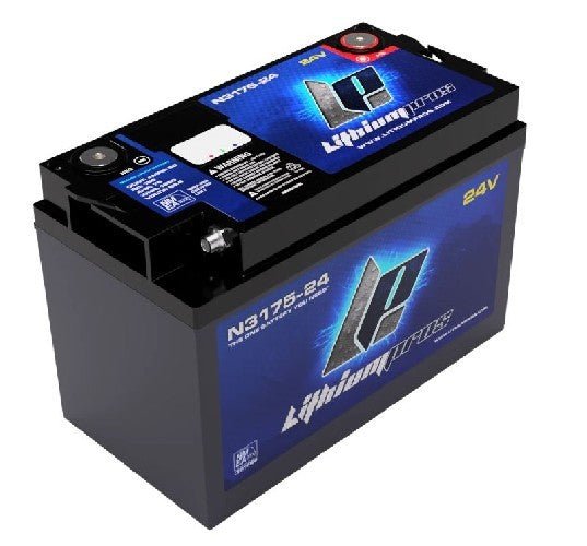 LITHIUM PROS LiFePO4 Battery, 24V/75 Ah with NMEA (Trolling/Deep cycle) Bluetooth | N3175-24 | N31-24 | DROP SHIP, FREE FREIGHT - Clinch River Fishing USA