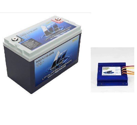 LITHIUM PROS Lithium Pros Battery Kit: M3175-24 & M1224 Bluetooth | M3175-24CK | M31-24CK | **DROP SHIP ITEM, FREE FREIGHT** - Clinch River Fishing USA