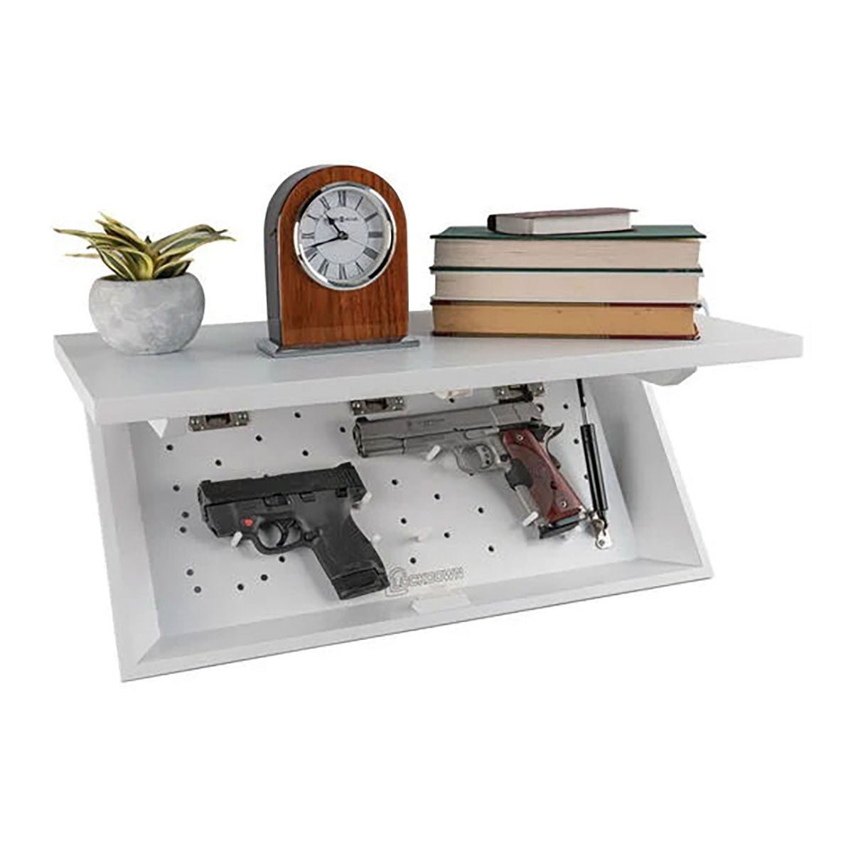 Lockdown In-Plain-Sight Shelf - White - Clinch River Fishing USA