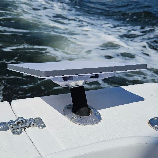 LOCMARINE Marine-Grade Rod Holder Mount for Starlink Mini Antenna - Flat Dish Base |TRVL-ROD - Clinch River Fishing USA