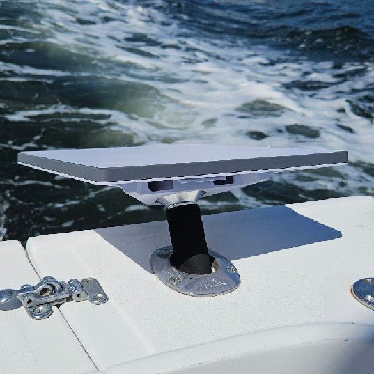 LOCMARINE Marine-Grade Rod Holder Mount for Starlink Mini Antenna - Flat Dish Base |TRVL-ROD - Clinch River Fishing USA