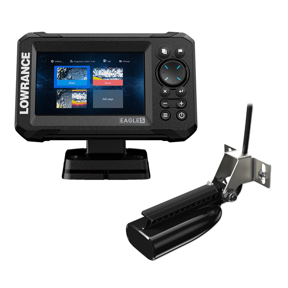 Lowrance Eagle 5 Combo - SplitShot Transducer w/C - MAP Charts - Clinch River Fishing USA