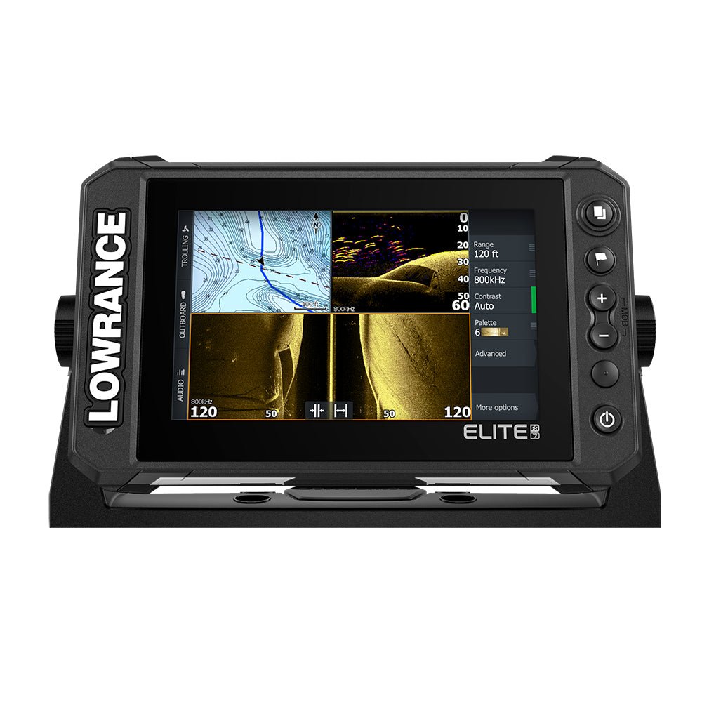 Lowrance Elite FS 7 Chartplotter/Fishfinder w/Active Imaging™ 3 - in - 1 Transom Mount Transducer - Clinch River Fishing USA