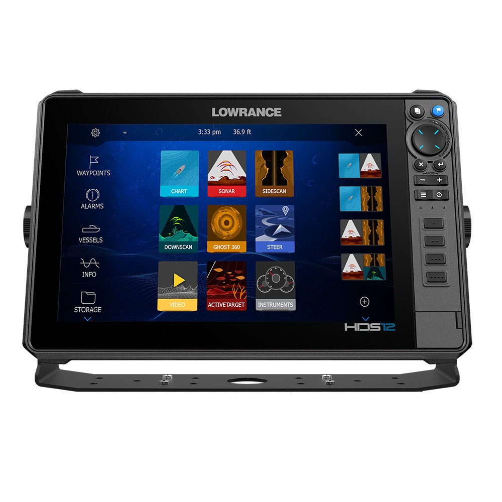 Lowrance HDS PRO 12 - w/ Preloaded C - MAP DISCOVER OnBoard - No Transducer - Clinch River Fishing USA