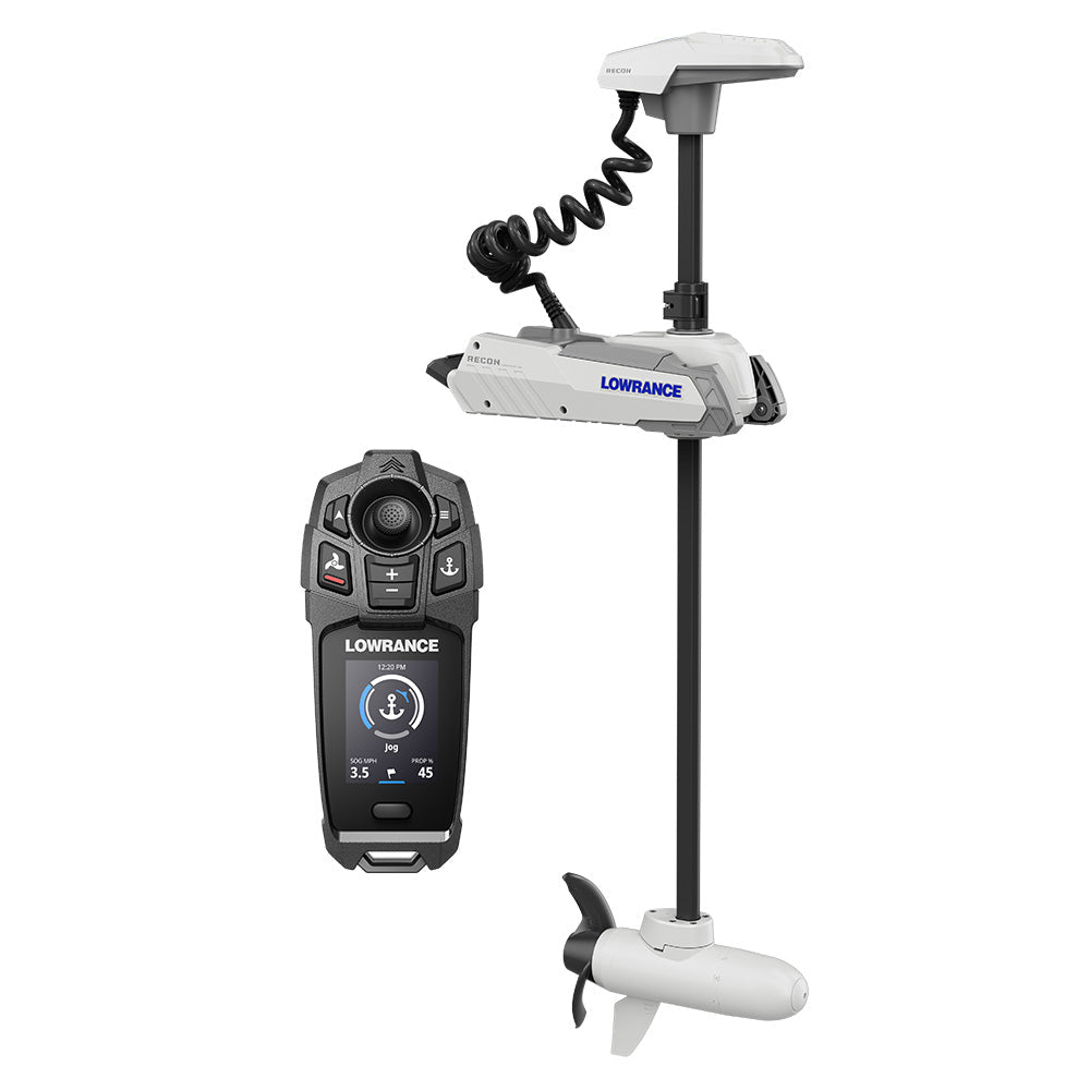 Lowrance Recon™ SW 60” Trolling Motor - Includes Freesteer Joystick Remote - Clinch River Fishing USA