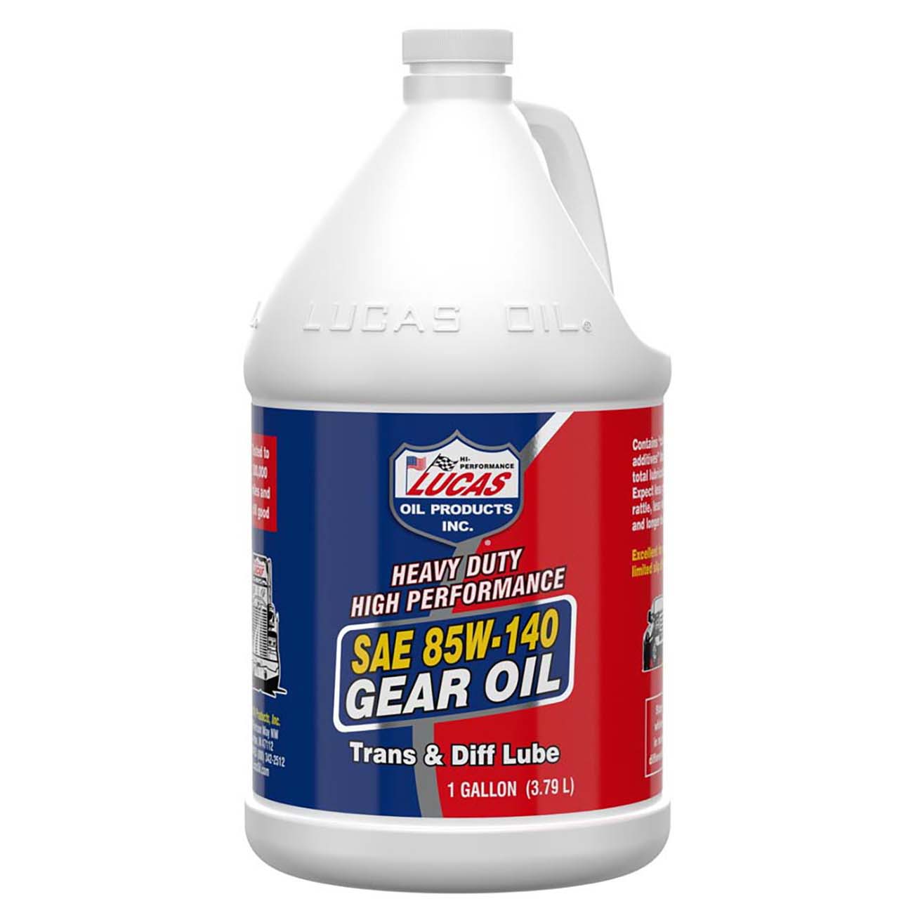 Lucas Oil SAE 85W - 140 Plus H/D Gear Oil - 1 Gallon - Clinch River Fishing USA