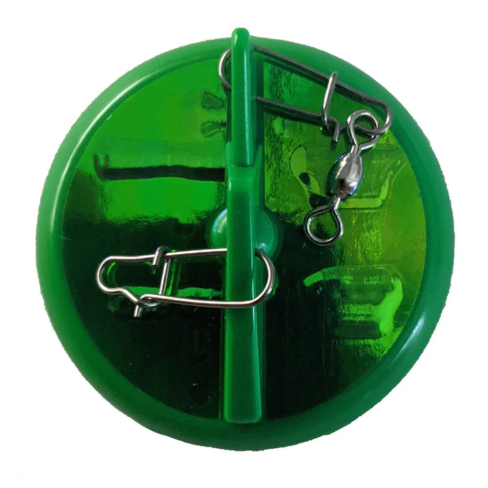 Luhr - Jensen 2 - 1/4" Dipsy Diver - Kelly Green/Silver Bottom Moon Jelly - Clinch River Fishing USA