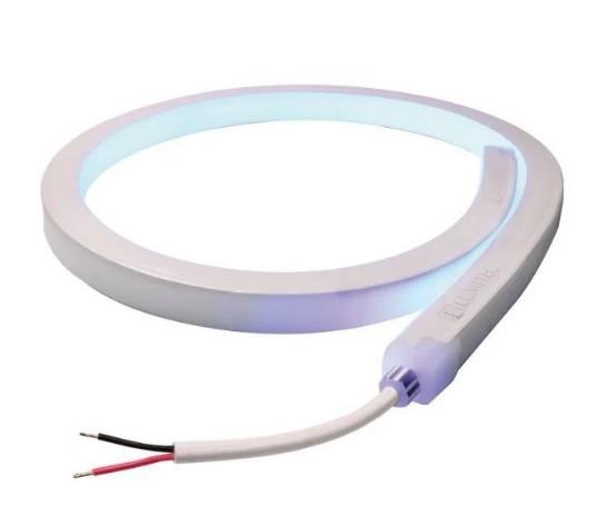LUMITEC Moray Flex Light with Internal Controller, Full color RGBW Spectrum, 1.5 ft, TopView, White Exterior | 101647