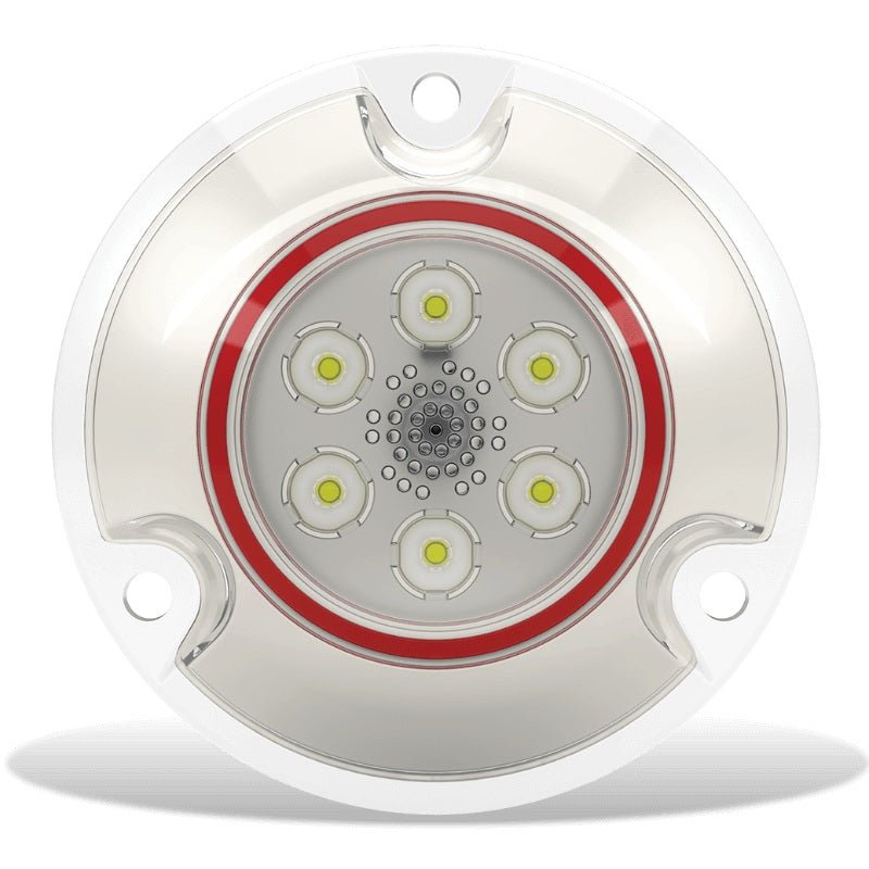 Lumishore ORA SMX11 Surface Mount Underwater White LED Light Polymer Housing 12vDC - Clinch River Fishing USA