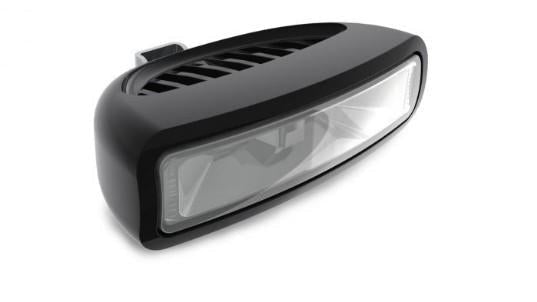 LUMITEC Caprera3 Bracket Mount LED Flood Light, Black Housing, White/Blue Dimming Lights | 101716 - Clinch River Fishing USA