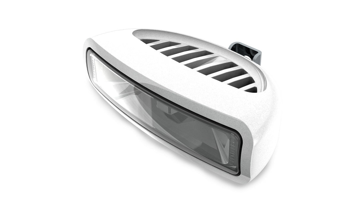Lumitec Caprera3 Flood Light White LEDfts Non-Dimming Bracket Mount White 12/24v - Clinch River Fishing USA