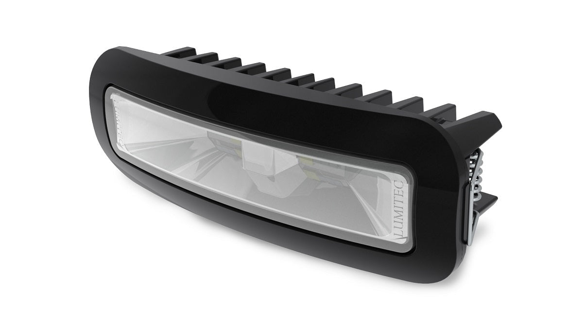 Lumitec Capri3 Flood Light White LEDfts Dimmable Flush Mount Black 12/24v - Clinch River Fishing USA