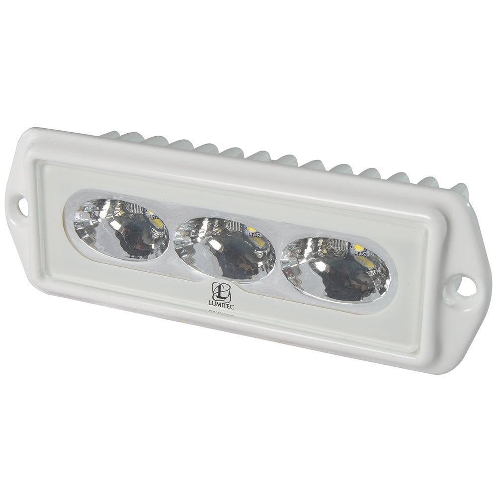 Lumitec CapriLT - LED Flood Light - White Finish - White Non-Dimming - Clinch River Fishing USA