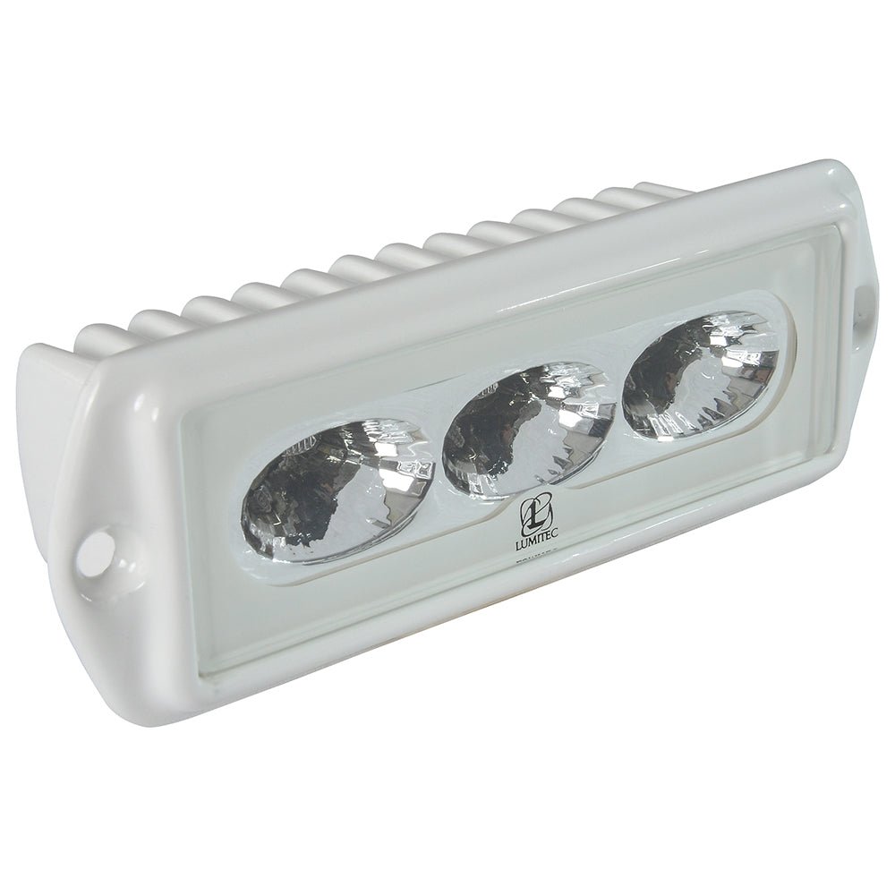 Lumitec CapriLT - LED Flood Light - White Finish - White Non - Dimming - Clinch River Fishing USA