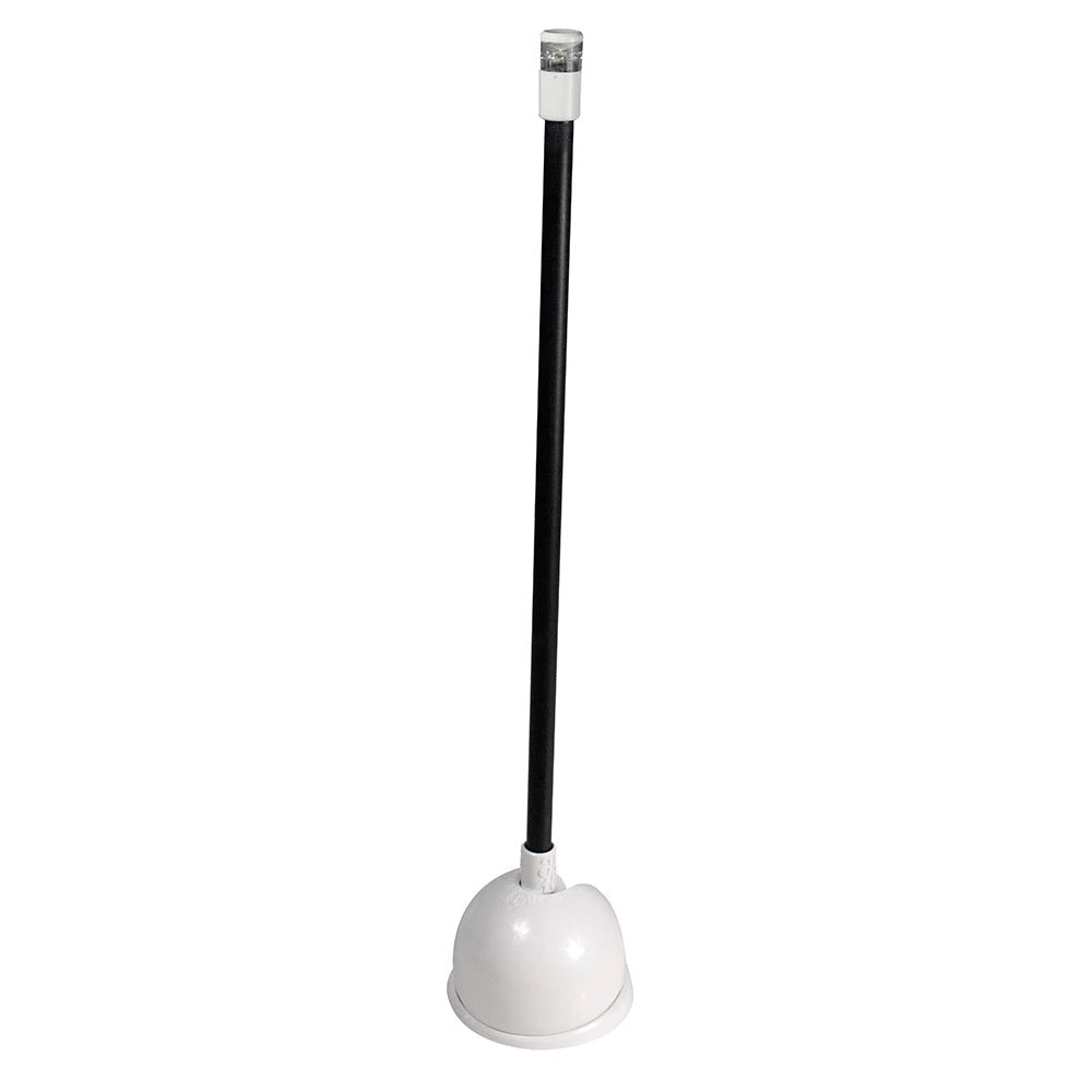 Lumitec Contour 39in Anchor Light, Black Sleeve White Base 12/24vDC - Clinch River Fishing USA