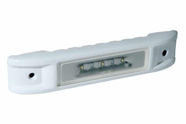 Lumitec Ibiza Utility/Engine Room Light 12v White Finish White/Red LEDfts - Clinch River Fishing USA