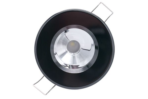 Lumitec Illusion Down Light Warm White Spectrum LED Black Mirror Reflector 10-30v - Clinch River Fishing USA