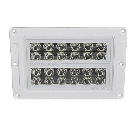 LUMITEC Maxillume h120 Flush Mount LED Flood Light, White | 101348 - Clinch River Fishing USA