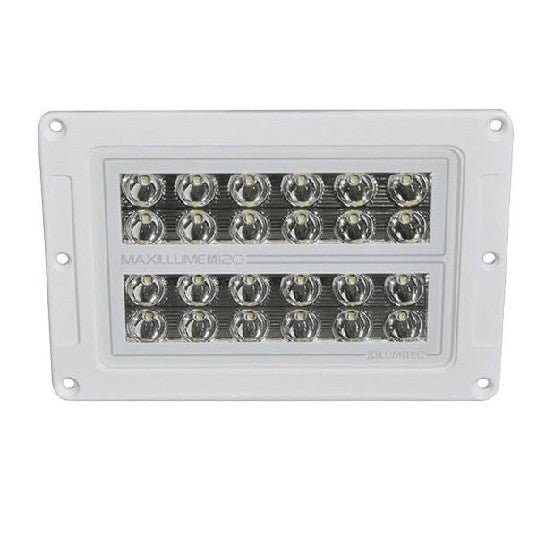 LUMITEC Maxillume h120 Flush Mount LED Flood Light, White | 101348 - Clinch River Fishing USA