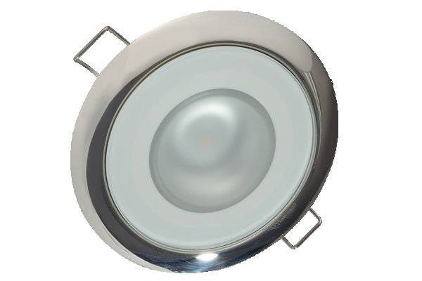 Lumitec Mirage Down Light Warm White Polished Finish - Clinch River Fishing USA